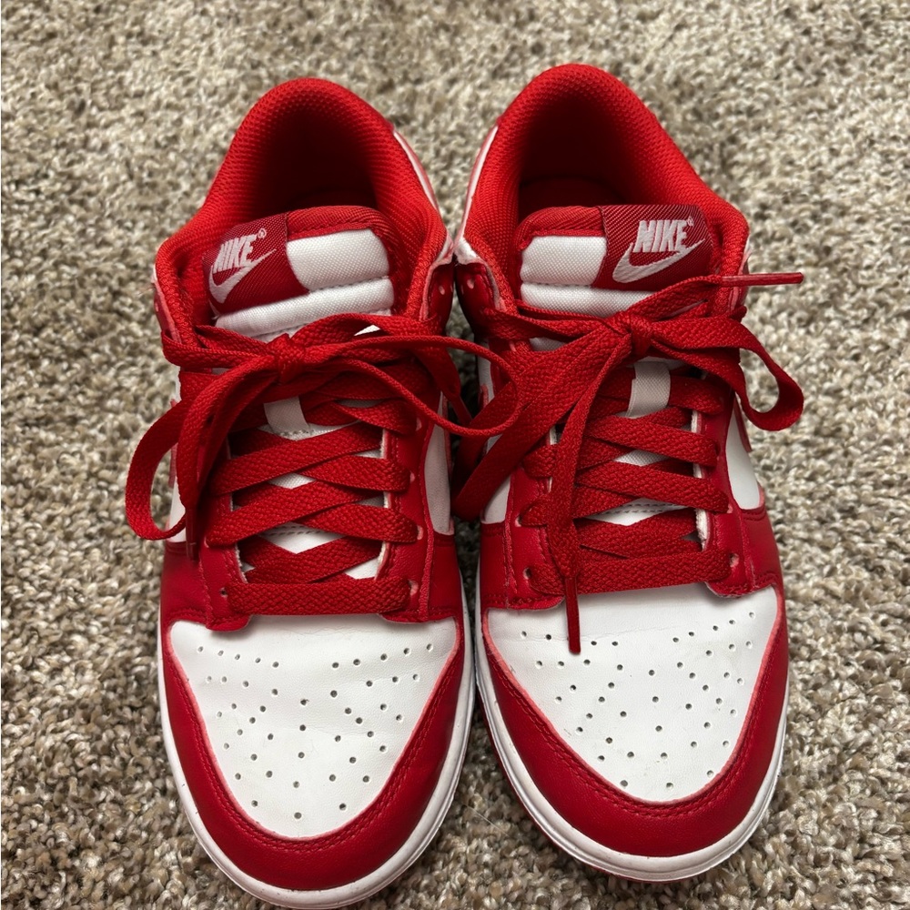 Nike Red Athletic Sneakers Dunks Size 5 Women’s